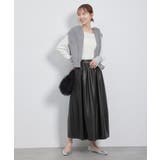 【emur/エミュール】シンセティックレザーコクーンスカート | ROPE' PICNIC | 詳細画像11