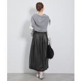 【emur/エミュール】シンセティックレザーコクーンスカート | ROPE' PICNIC | 詳細画像13