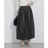 【emur/エミュール】シンセティックレザーコクーンスカート | ROPE' PICNIC | 詳細画像16