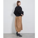 【emur/エミュール】シンセティックレザーコクーンスカート | ROPE' PICNIC | 詳細画像19