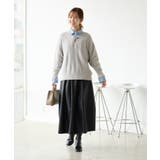 【emur/エミュール】シンセティックレザーコクーンスカート | ROPE' PICNIC | 詳細画像2