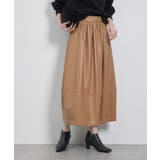 【emur/エミュール】シンセティックレザーコクーンスカート | ROPE' PICNIC | 詳細画像22