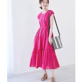 【WEB限定カラー:パープル,レンガ】INDIAティアードワンピース | ROPE' PICNIC | 詳細画像22