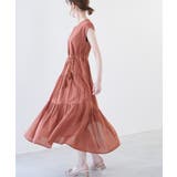 【WEB限定カラー:パープル,レンガ】INDIAティアードワンピース | ROPE' PICNIC | 詳細画像23
