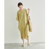 INDIAコットンリネン後ろねじりワンピース | ROPE' PICNIC | 詳細画像17