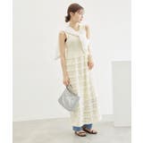 フリルティアードノースリーブワンピース | ROPE' PICNIC | 詳細画像1 