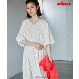 ホワイト系(11) | 【Pino meets ROPE' PICNIC】Pinoドット柄ワンピース | ROPE' PICNIC