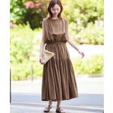 コットンボイルティアードワンピース | ROPE' PICNIC | 詳細画像10 