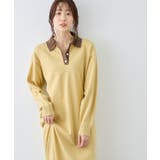 配色スキッパーニットワンピース | ROPE' PICNIC | 詳細画像10 