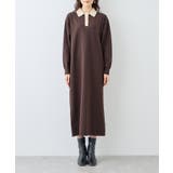 配色スキッパーニットワンピース | ROPE' PICNIC | 詳細画像13 