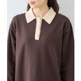 配色スキッパーニットワンピース | ROPE' PICNIC | 詳細画像16 