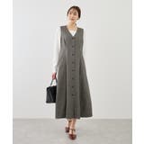 ウエストタックジャンパースカート | ROPE' PICNIC | 詳細画像1 