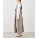 【低身長・小柄さんサイズ】ウエストタックジャンパースカート | ROPE' PICNIC | 詳細画像20 