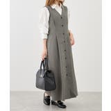 【低身長・小柄さんサイズ】ウエストタックジャンパースカート | ROPE' PICNIC | 詳細画像4 