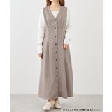 【低身長・小柄さんサイズ】ウエストタックジャンパースカート | ROPE' PICNIC | 詳細画像9 