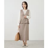 レイヤード風ペプラムジャンパースカート | ROPE' PICNIC | 詳細画像10 