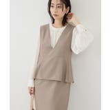 レイヤード風ペプラムジャンパースカート | ROPE' PICNIC | 詳細画像14 