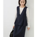 レイヤード風ペプラムジャンパースカート | ROPE' PICNIC | 詳細画像22 