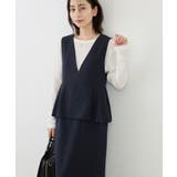 レイヤード風ペプラムジャンパースカート | ROPE' PICNIC | 詳細画像23 