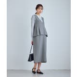 レイヤード風ペプラムジャンパースカート | ROPE' PICNIC | 詳細画像25 