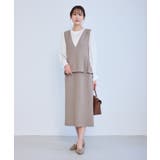 レイヤード風ペプラムジャンパースカート | ROPE' PICNIC | 詳細画像28 