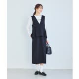 レイヤード風ペプラムジャンパースカート | ROPE' PICNIC | 詳細画像31 