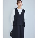 レイヤード風ペプラムジャンパースカート | ROPE' PICNIC | 詳細画像33 