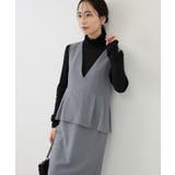 レイヤード風ペプラムジャンパースカート | ROPE' PICNIC | 詳細画像7 