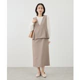 レイヤード風ペプラムジャンパースカート | ROPE' PICNIC | 詳細画像8 