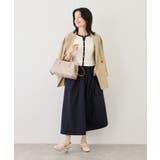 キーネック布帛ドッキングカットワンピース | ROPE' PICNIC | 詳細画像17