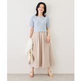 キーネック布帛ドッキングカットワンピース | ROPE' PICNIC | 詳細画像27