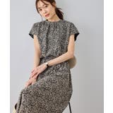 ブラック(01) | 【WEB限定サイズ】小花柄＆線画アソートワンピース | ROPE' PICNIC