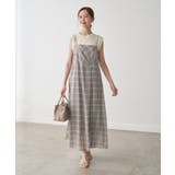 【一部店舗限定】シアーマドラスチェックボイルキャミワンピース | ROPE' PICNIC | 詳細画像17 
