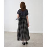 【一部店舗限定】シアーマドラスチェックボイルキャミワンピース | ROPE' PICNIC | 詳細画像4 