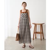 【一部店舗限定】シアーマドラスチェックボイルキャミワンピース | ROPE' PICNIC | 詳細画像9 