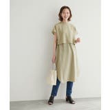 【WEB限定】2WAY/レイヤード風シャツフレンチワンピース | ROPE' PICNIC | 詳細画像16