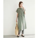 【WEB限定】2WAY/レイヤード風シャツフレンチワンピース | ROPE' PICNIC | 詳細画像18