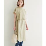 ベージュ(27) | 【WEB限定】2WAY/レイヤード風シャツフレンチワンピース | ROPE' PICNIC