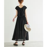 ブラック(01) | 【WEB限定】楊柳バックレースアップワンピース | ROPE' PICNIC