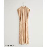キャメル(25) | 【emur】リネンストライプシャツワンピース | ROPE' PICNIC