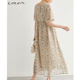 オフホワイト(15) | 【emur/エミュール】リブパーツフレアスリーブワンピース | ROPE' PICNIC