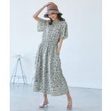 【emur/エミュール】マーガレット柄シャーリングワンピース | ROPE' PICNIC | 詳細画像2