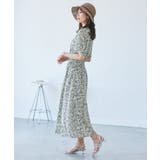【emur/エミュール】マーガレット柄シャーリングワンピース | ROPE' PICNIC | 詳細画像3