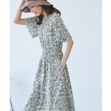 【emur/エミュール】マーガレット柄シャーリングワンピース | ROPE' PICNIC | 詳細画像4