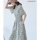 グレー(07) | 【emur/エミュール】マーガレット柄シャーリングワンピース | ROPE' PICNIC