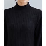 リサイクルポリAラインニットワンピース | ROPE' PICNIC | 詳細画像4 