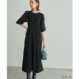 着丈が選べる/レース袖リブ使いニットワンピース | ROPE' PICNIC | 詳細画像1