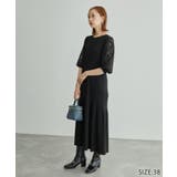 着丈が選べる/レース袖リブ使いニットワンピース | ROPE' PICNIC | 詳細画像15