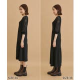 着丈が選べる/レース袖リブ使いニットワンピース | ROPE' PICNIC | 詳細画像2