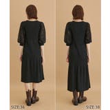 着丈が選べる/レース袖リブ使いニットワンピース | ROPE' PICNIC | 詳細画像3